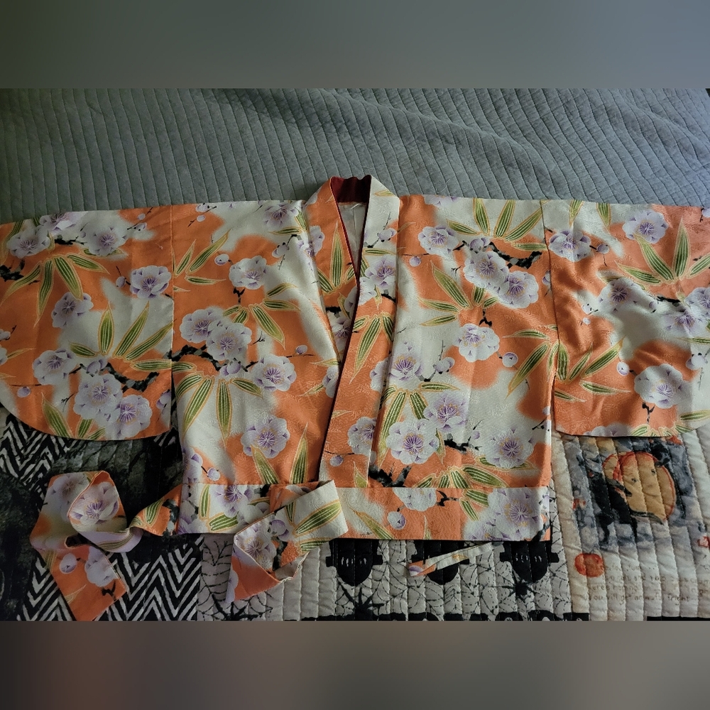 Japanese Nibushiki R.Kikuchi 2-Piece Kimono